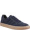 Navy suede