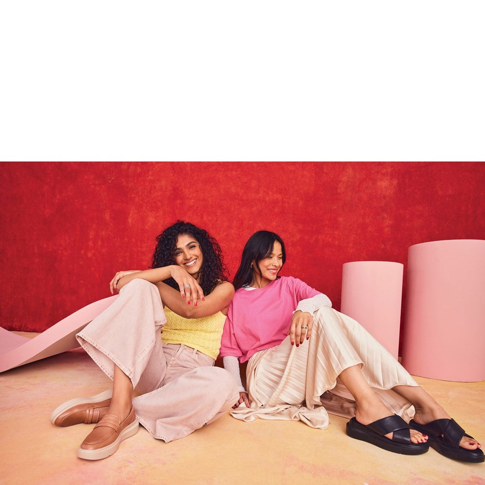 Hush Puppies Uplift Crossover Slides