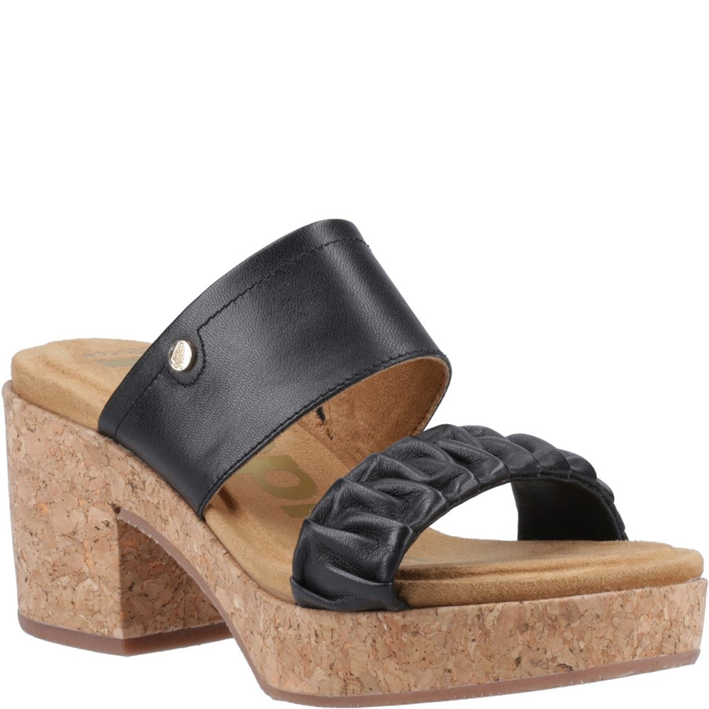 Hush Puppies Poppy Ruched Slide