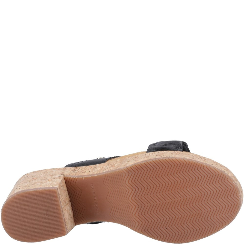 Hush Puppies Poppy Ruched Slide