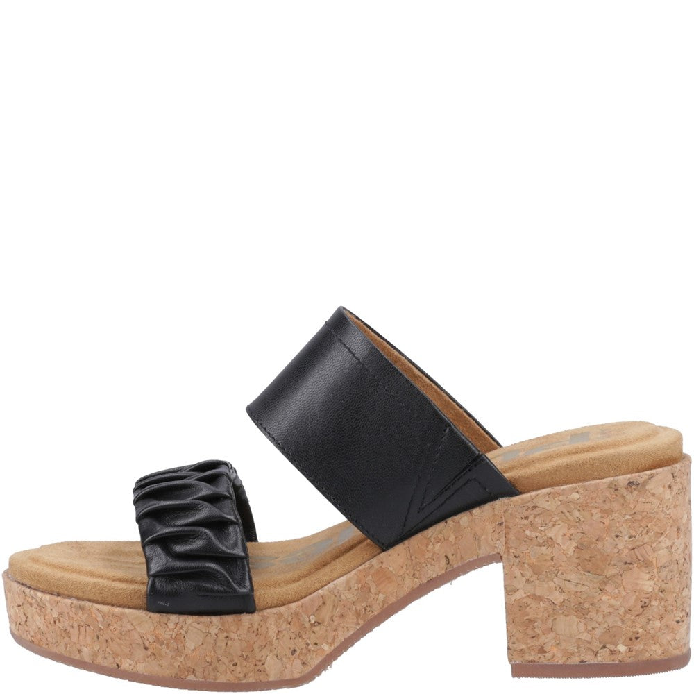 Hush Puppies Poppy Ruched Slide