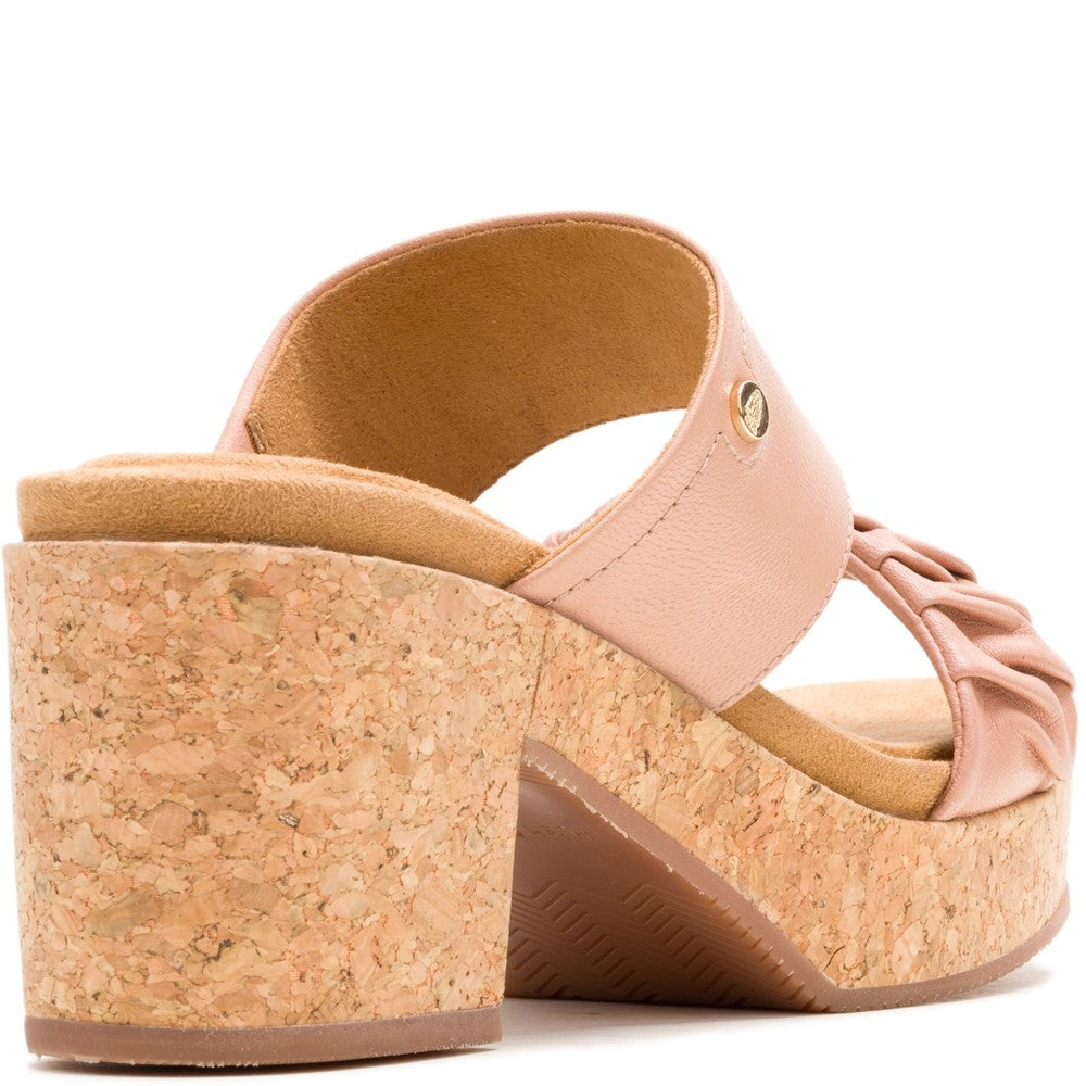 Hush Puppies Poppy Ruched Slide