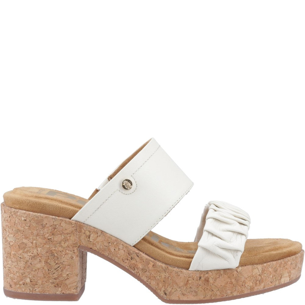 Hush Puppies Poppy Ruched Slide