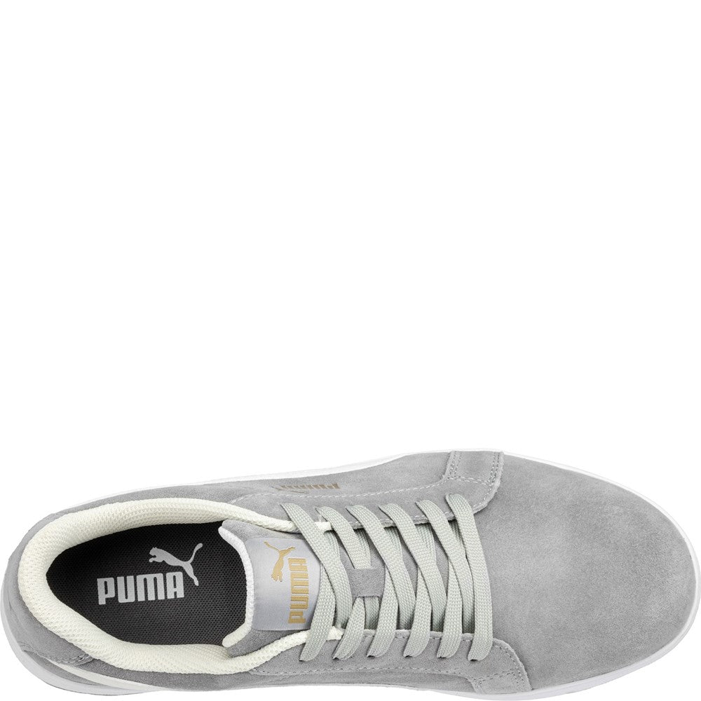 Unisex Puma Safety Iconic Low Safety Shoes Grey - Main Image