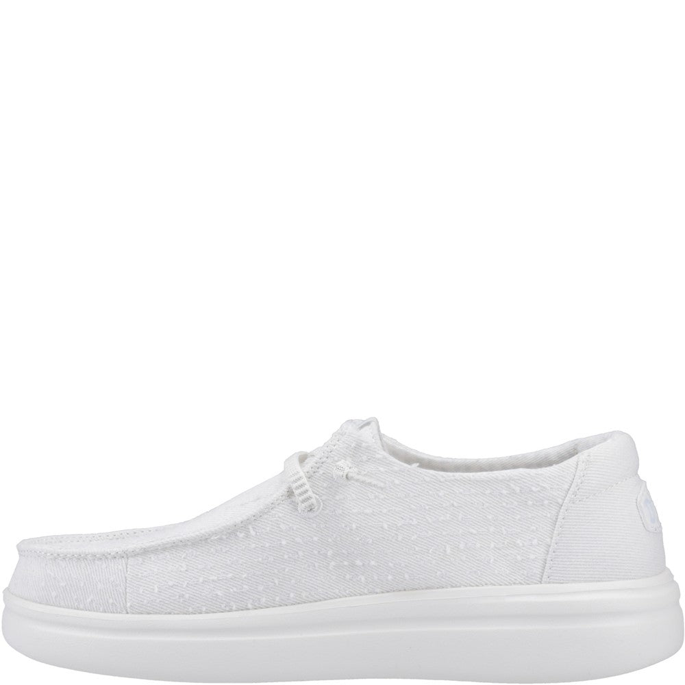 HEYDUDE Wendy Rise Perf Canvas Shoes