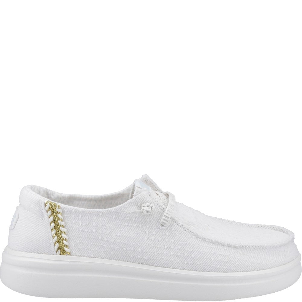 HEYDUDE Wendy Rise Perf Canvas Shoes