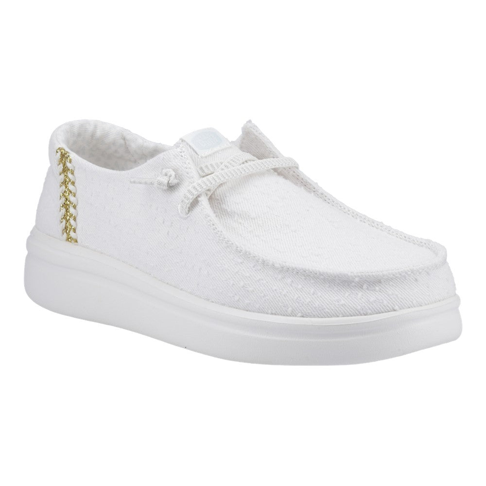 HEYDUDE Wendy Rise Perf Canvas Shoes