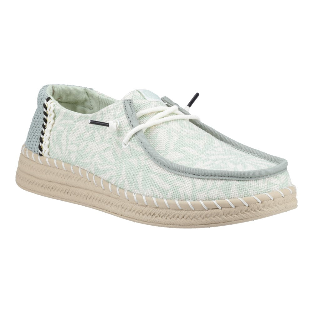 HEYDUDE Wendy Espadrille Retro Palm Shoes