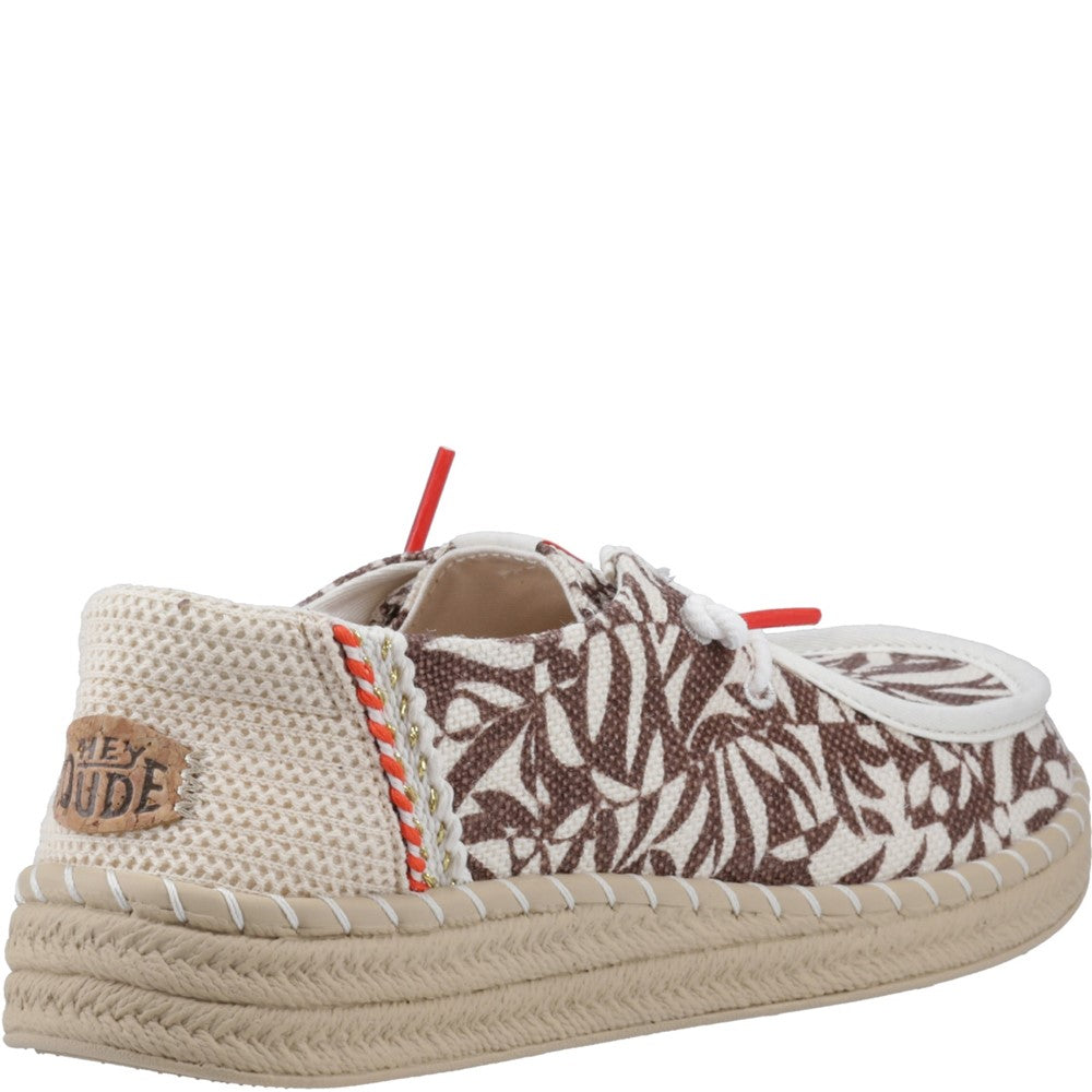 HEYDUDE Wendy Espadrille Retro Palm Shoes