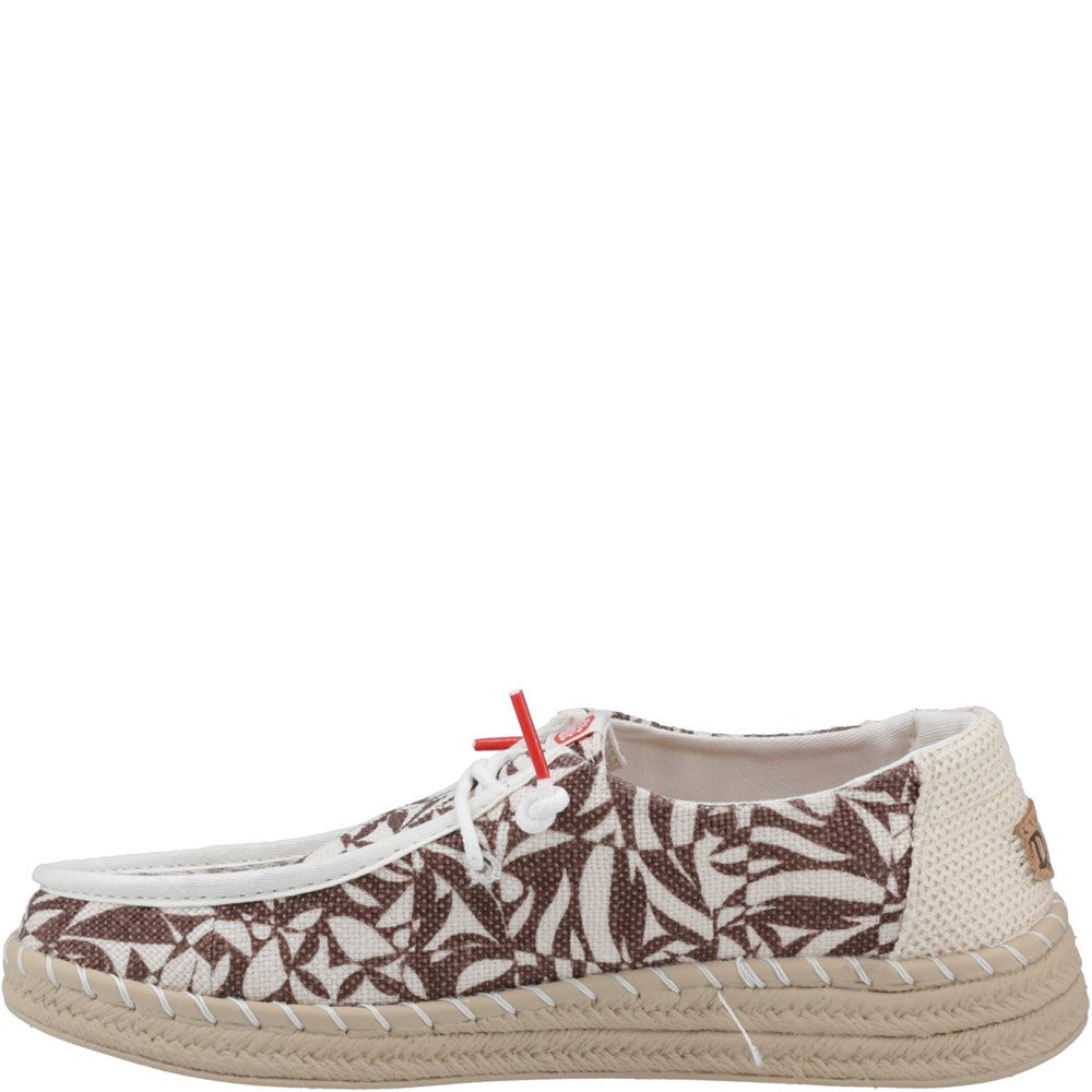 HEYDUDE Wendy Espadrille Retro Palm Shoes