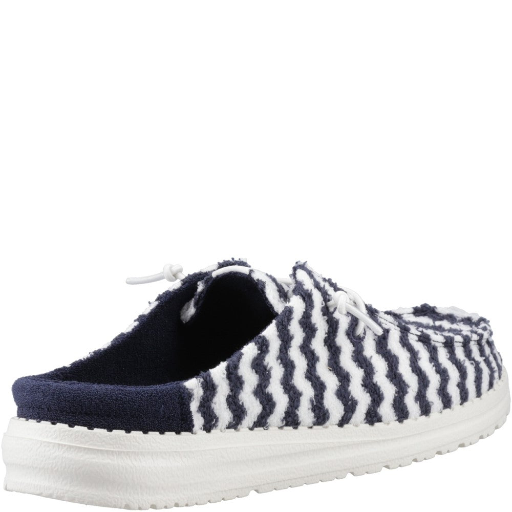 HEYDUDE Wendy Slip Terry Stripe Mule