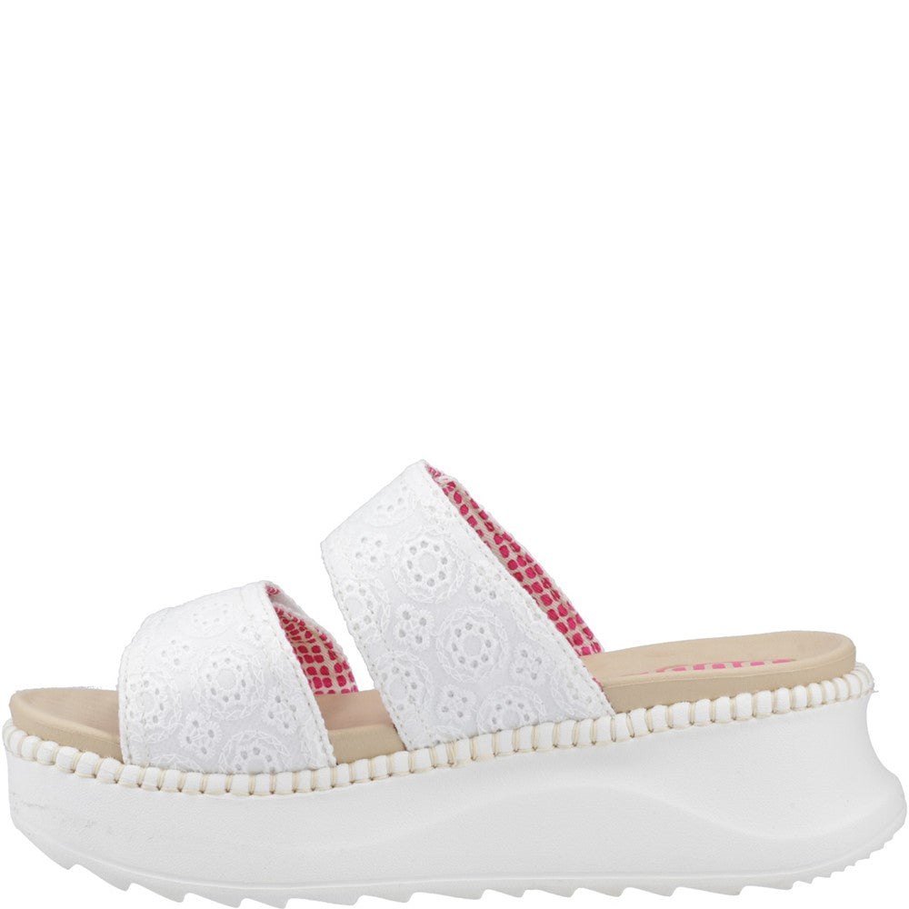 HEYDUDE Delray Slide Eyelet Sandal