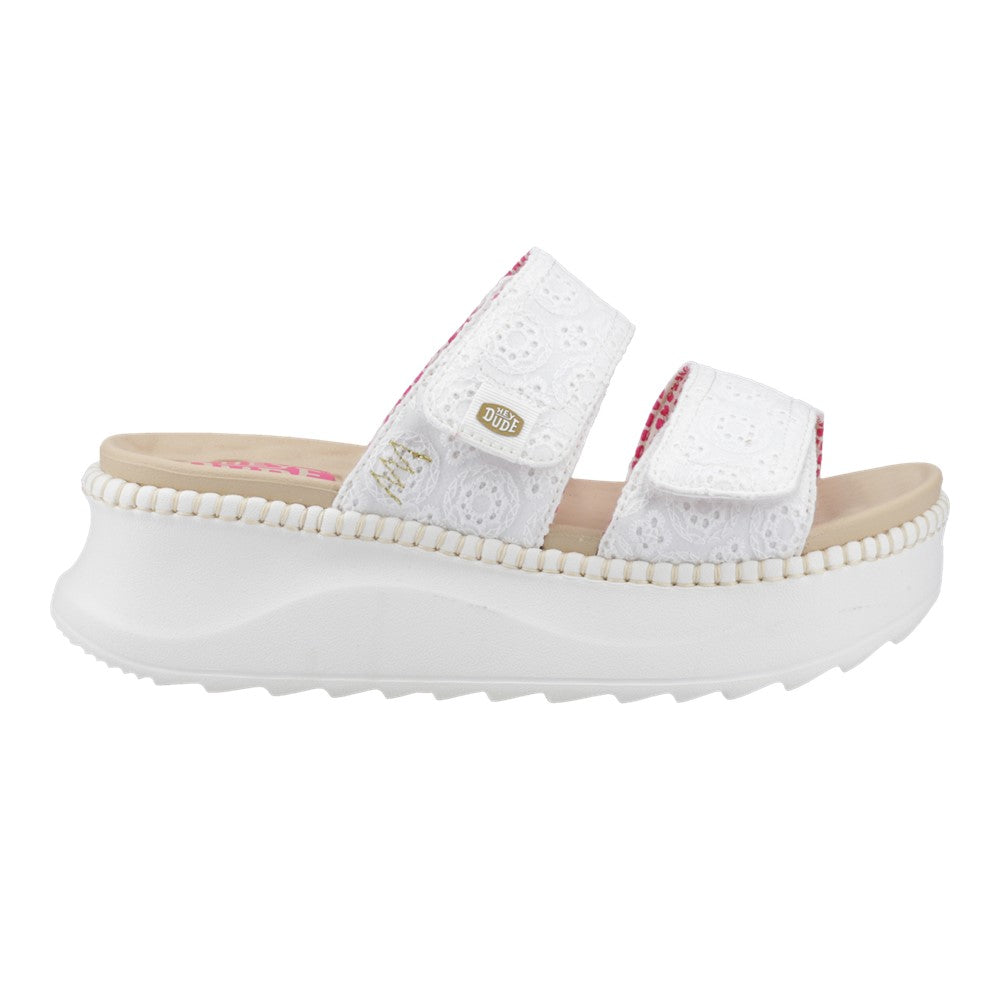 HEYDUDE Delray Slide Eyelet Sandal