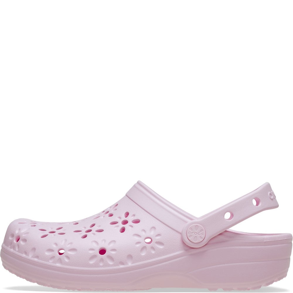 Crocs Unisex Classic Floral Cut Out Clog