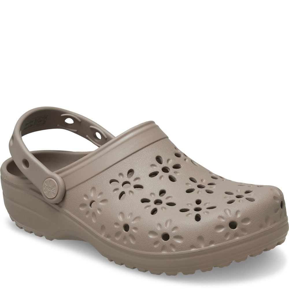 Crocs Unisex Classic Floral Cut Out Clog