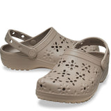 Crocs Unisex Classic Floral Cut Out Clog