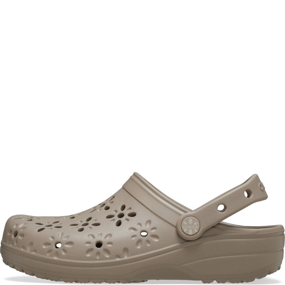 Crocs Unisex Classic Floral Cut Out Clog