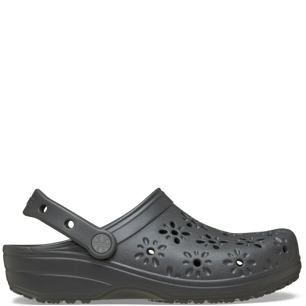 Crocs Unisex Classic Floral Cut Out Clog