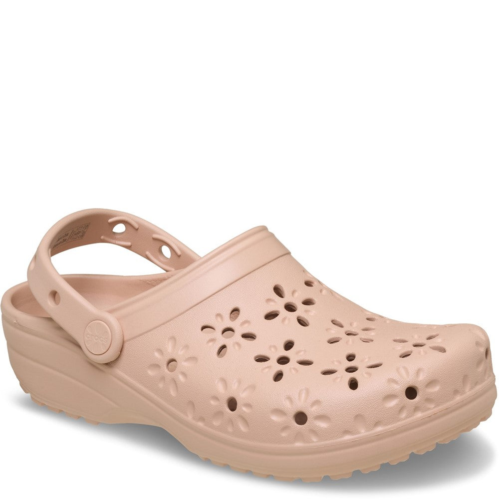 Crocs Unisex Classic Floral Cut Out Clog