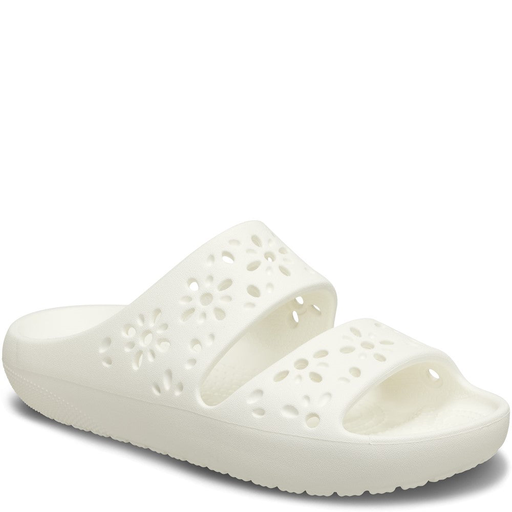 Crocs Unisex Classic Floral Cut Out Sandal