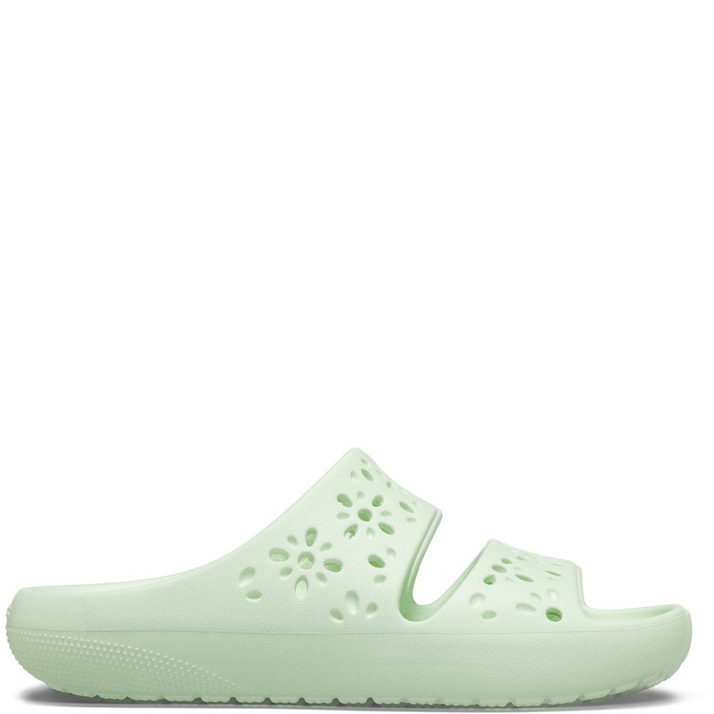 Crocs Unisex Classic Floral Cut Out Sandal