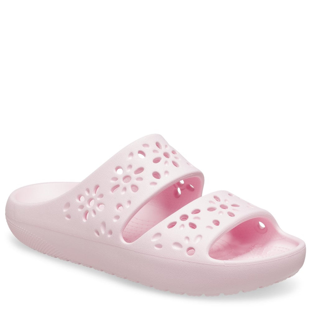 Crocs Unisex Classic Floral Cut Out Sandal