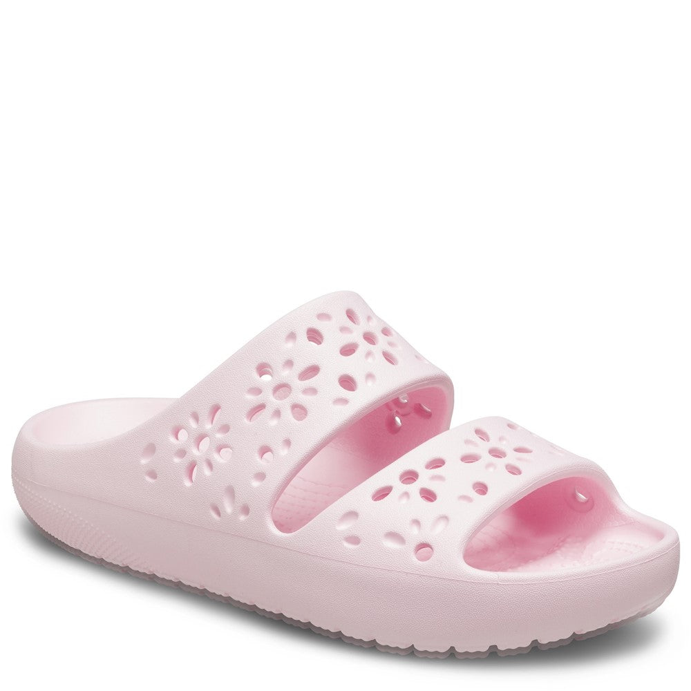 Crocs Unisex Classic Floral Cut Out Sandal