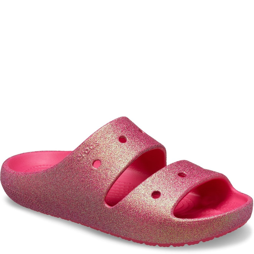 Crocs Unisex Classic Iridescent Glitter Sandal