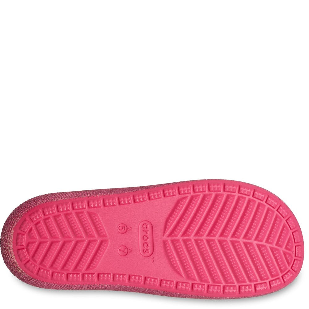 Crocs Unisex Classic Iridescent Glitter Sandal