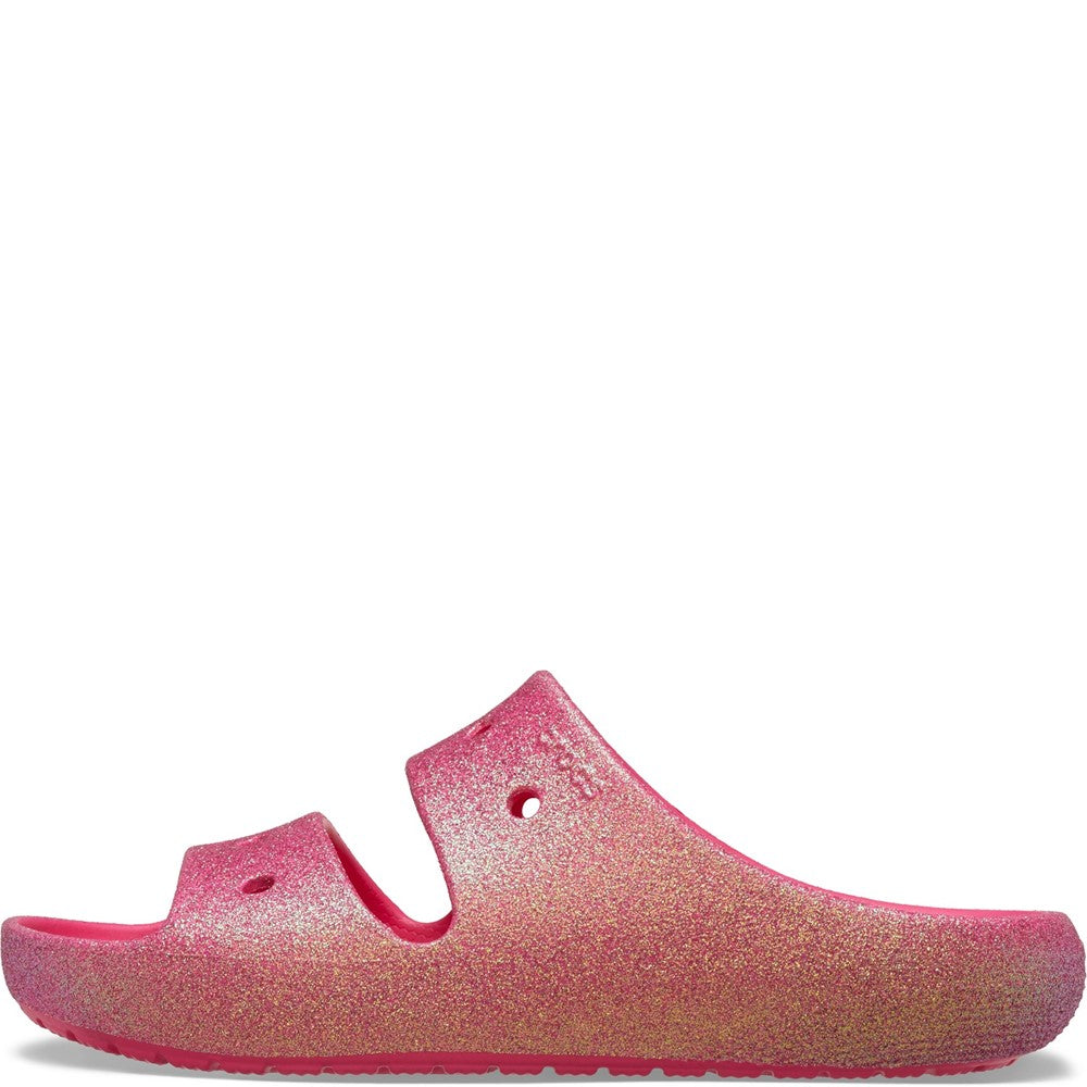 Crocs Unisex Classic Iridescent Glitter Sandal