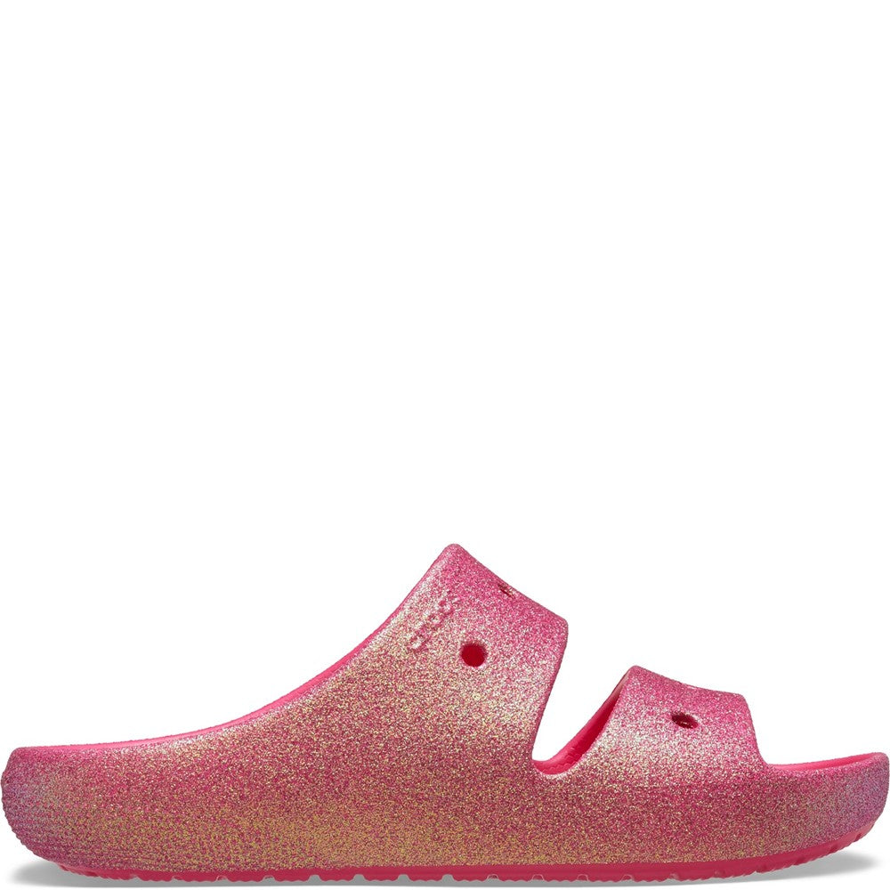 Crocs Unisex Classic Iridescent Glitter Sandal