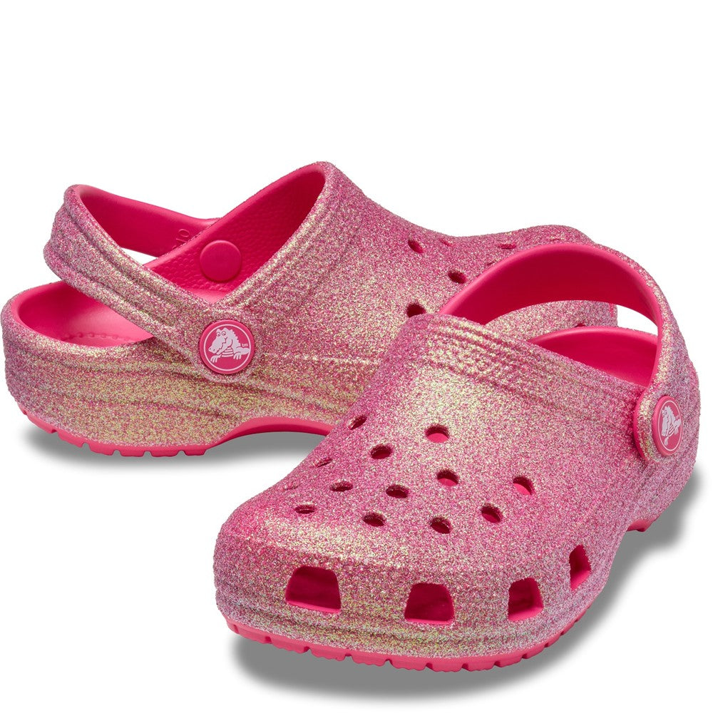 Crocs Toddler Classic Glitter Clog