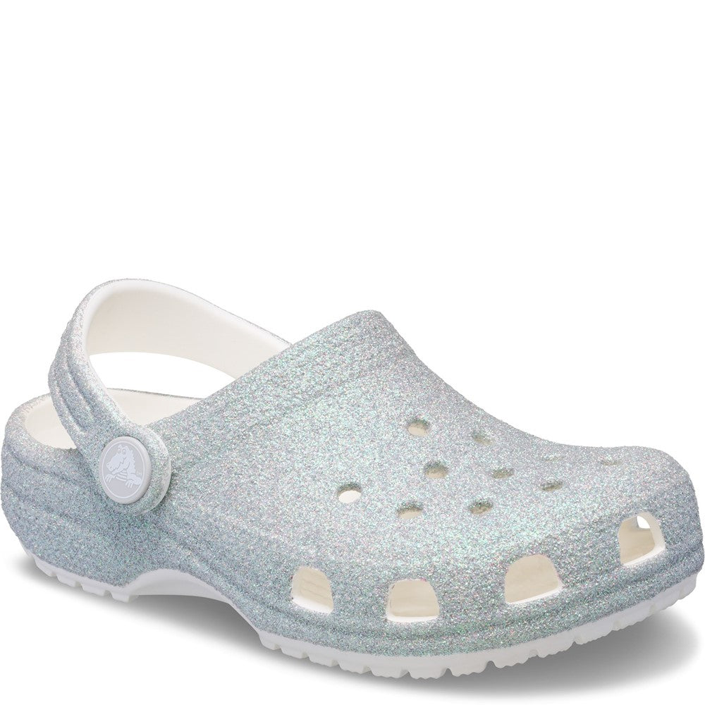 Crocs Toddler Classic Glitter Clog