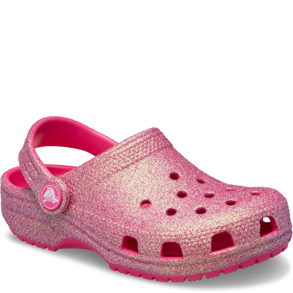Crocs Kids Classic Glitter Clog