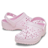 Crocs Toddler Classic Floral Cut Out Clog