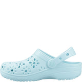 Crocs Kids Classic Floral Cut Out Clog