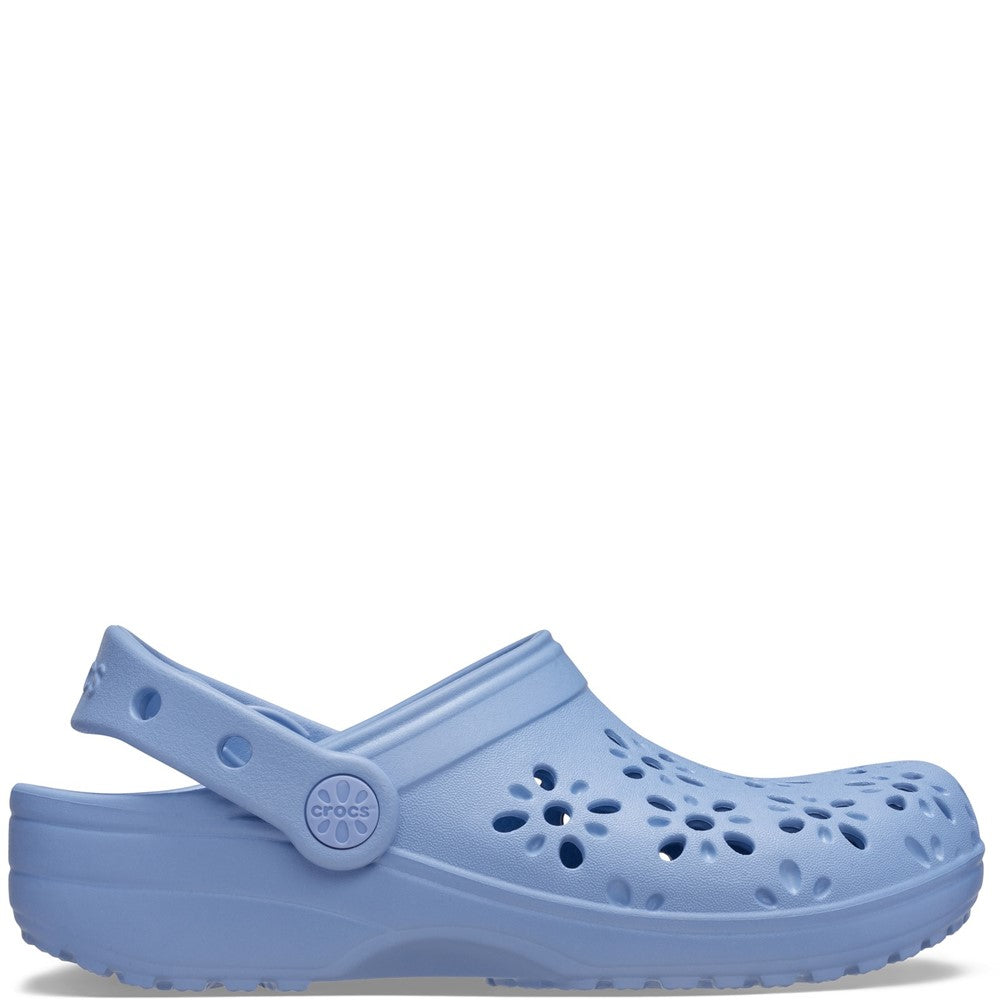 Crocs Kids Classic Floral Cut Out Clog