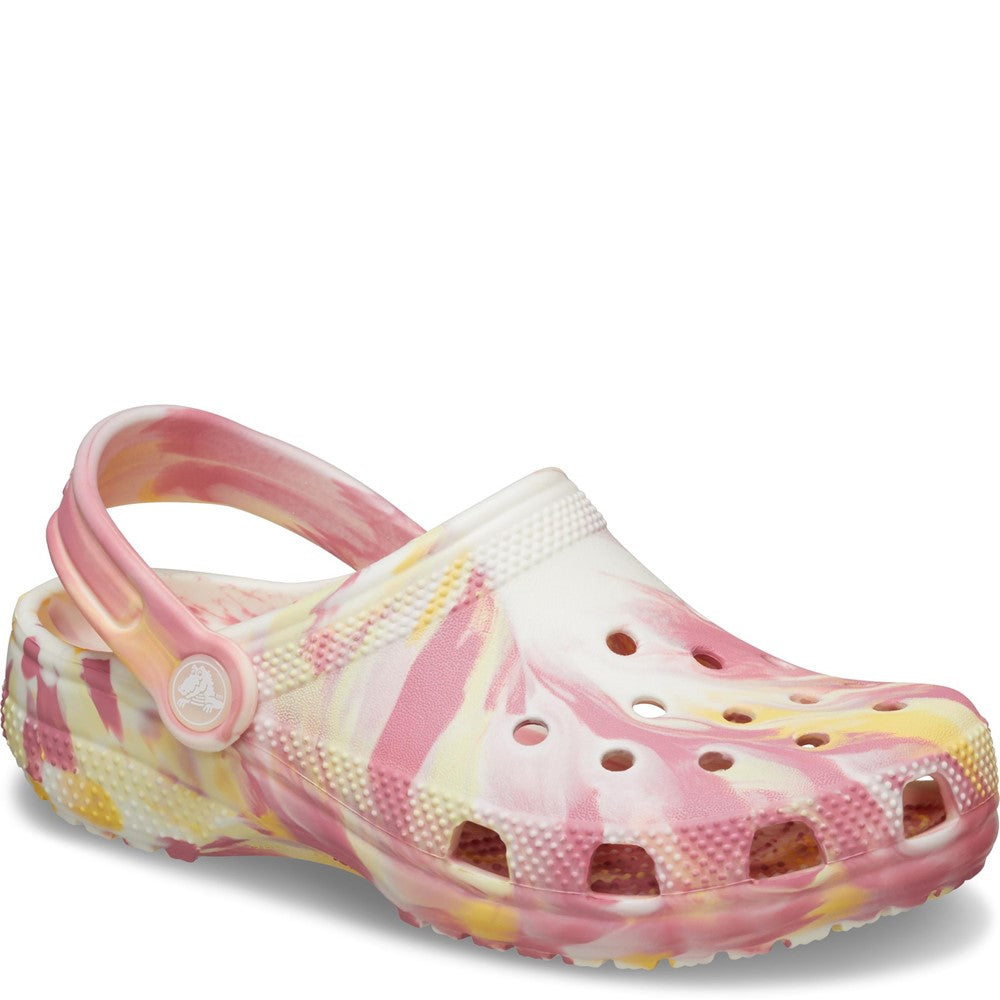 Crocs Kids Classic Marbled Clog