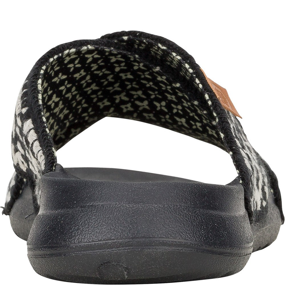 HEYDUDE Christi Slide Cottage Crochet Mule