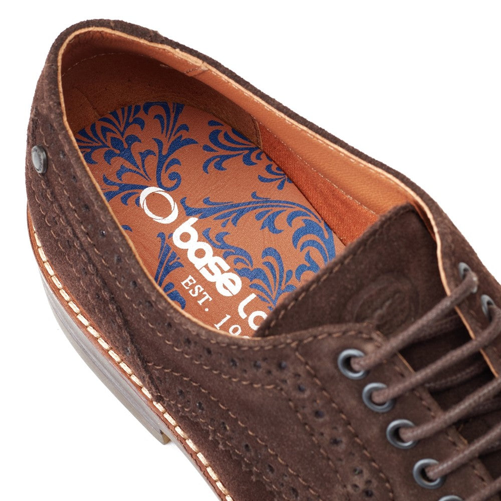 Base London Hatfield Suede Brogue Shoes