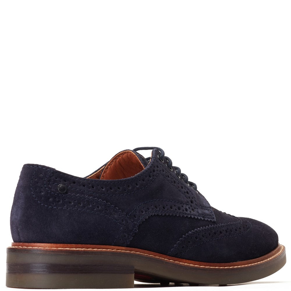 Base London Hatfield Suede Brogue Shoes