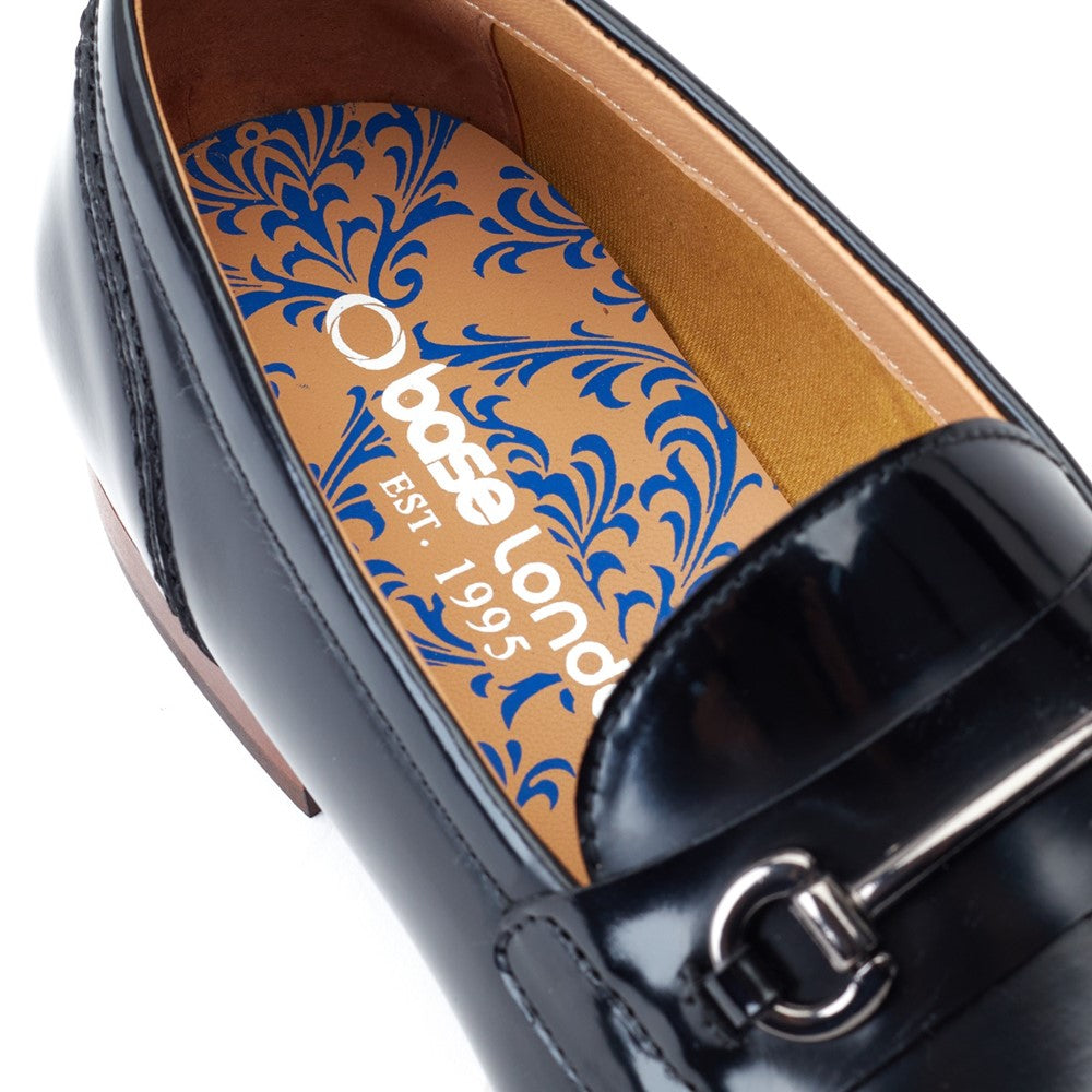 Base London Russo Buckle Hi Shine Loafers