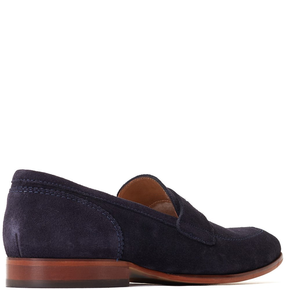 Base London Bruno Suede Penny Loafers