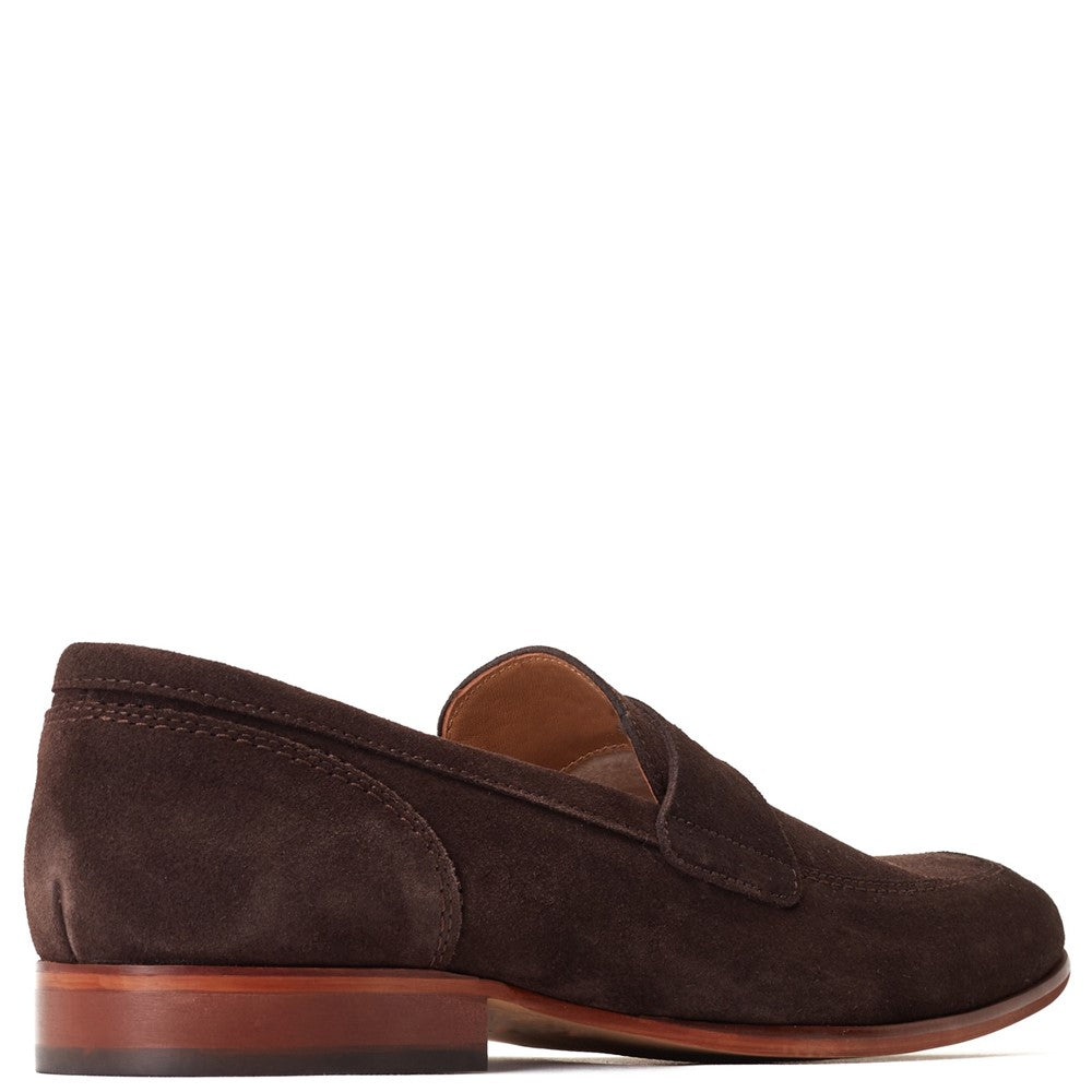 Base London Bruno Suede Penny Loafers