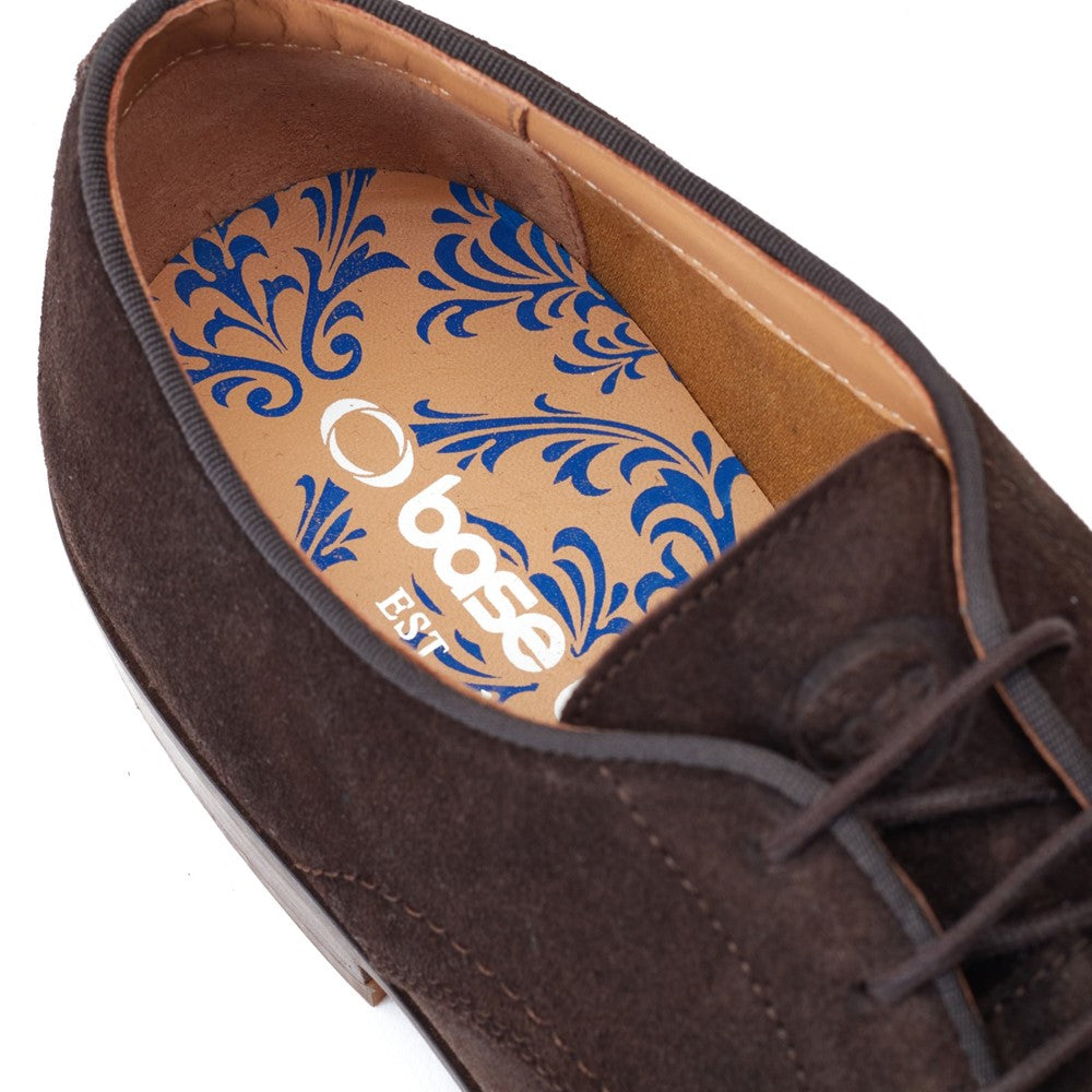 Base London Bronte Suede Derby Shoes