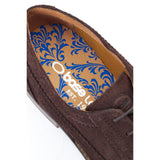Base London Twain Suede Brogue Shoes