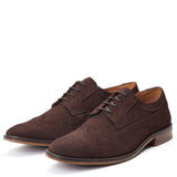 Base London Twain Suede Brogue Shoes