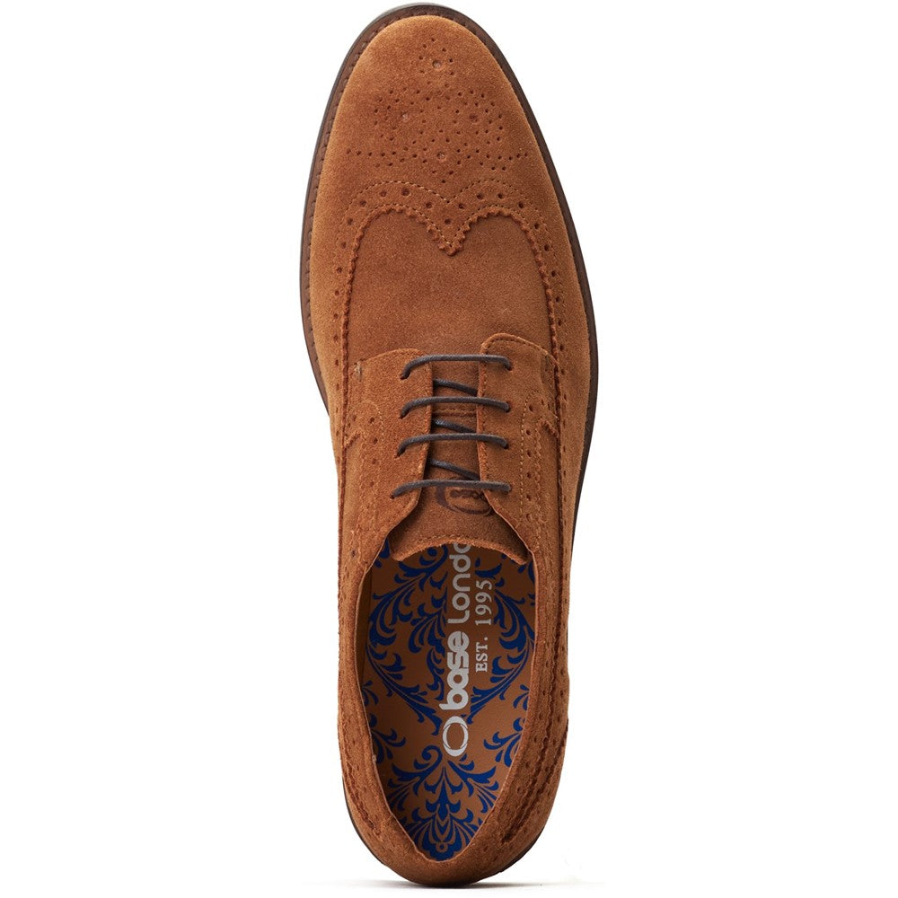 Base London Twain Suede Brogue Shoes