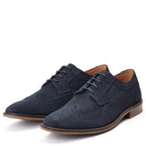 Base London Twain Suede Brogue Shoes