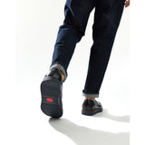 Base London Sid Washed Leather Penny Loafers